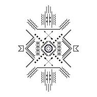Vector elements of tribal ethnic theme