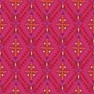 Red ethnic rustic ornament