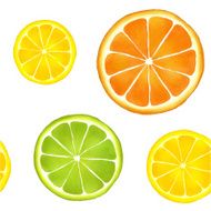 Citrus fruit pattern