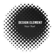 Halftone Design Element N5