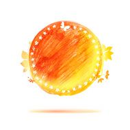 New summer pencil drawing label