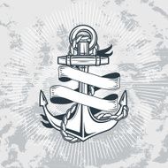 Anchors with ribbon