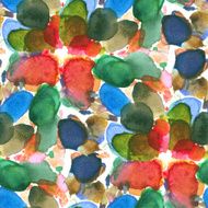 Watercolor color stains pattern N7