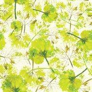 watercolor pattern of imprint leaves seamless texture background N17
