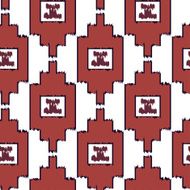 Abstract Seamless texture with Tribal pattern
