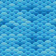 Seamless japanese waves (1 credit)