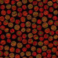 Repeating background with scratched tomatoes Endless tomato texture