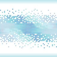 Turquoise Pixels Background