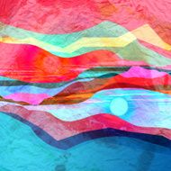 Abstract watercolor background N172