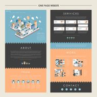lovely one page website design