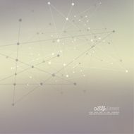 Abstract Background with Dots Array and Lines N4