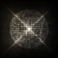 Digital code background N19
