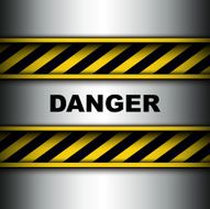 Background with warning stripes N6