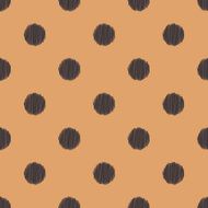 seamless brown polka dots pattern N2