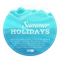 Blue summer background