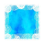 Watercolor summer beach print N11
