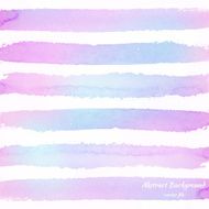 Watercolor Color Vector Abstract Striped Background N2