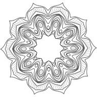 Decorative ornamental pattern background N32
