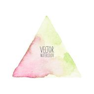 Watercolor triangular stain N3