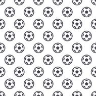 Soccer Ball Seamless Background