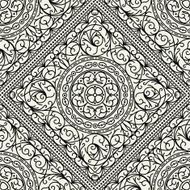 Wallpaper in the style of Baroque A seamless vector N2