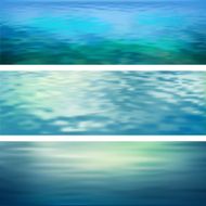 Abstract Vector Water Banners N2