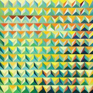 Modern triangular pattern
