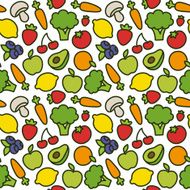 Fruit and vegetable pattern N6
