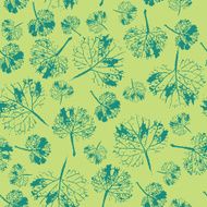 beautiful watercolor pattern of leaves handmade painted N4