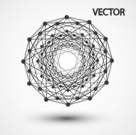 Wireframe polygonal elements eps10 N4