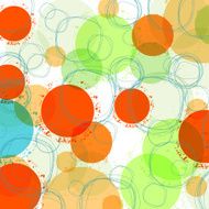 abstract colorful circle pattern background N15