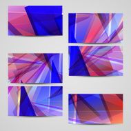 Vector business-card set for your design N377