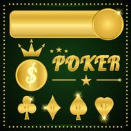 gold poker items