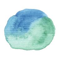 Hand painted watercolor blob N3