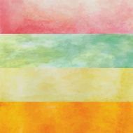 green yellow orange pink paint watercolor vintage and isolate on N2