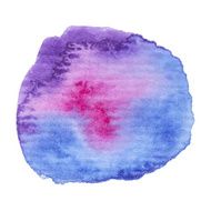 Hand painted watercolor blob N4