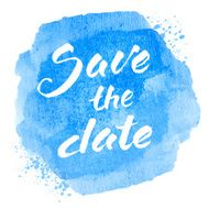 Save the date text