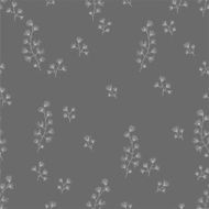 Monochrome color floral tile N2