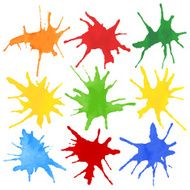 colorful splashes of paint N5