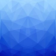 Abstract Blue Vector Polygonal Background for Design