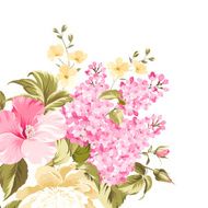 Spring syringe flowers