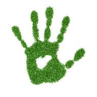 Grass hand