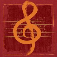 Brushstroke Music Note