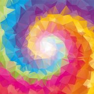 triangular tornado color background