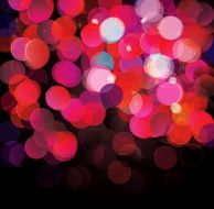 Vector colorful lights pattern N2