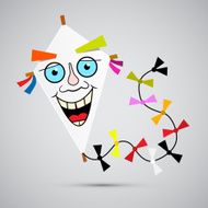 Paper Kite Vector Illustration