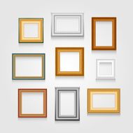 Vector set of picture frames N2