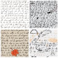 Seamless calligraphic pattern