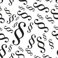paragraph black symbols seamless vector pattern eps10