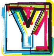 Colorful Grunge Font LETTER Y N3